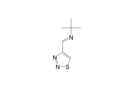 4-TERT.-BUTYLIMINOMETHYL-1,2,3-THIADIAZOLE