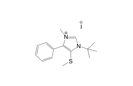 3-tert-Butyl-1-methyl-4-(methylthio)-5-phenylimidazolium iodide