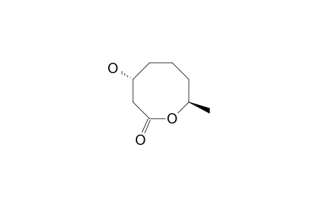 (4R,8R)-4-hydroxy-8-methyloxocan-2-one