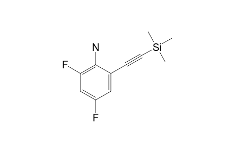 [2,4-difluoro-6-(2-trimethylsilylethynyl)phenyl]amine