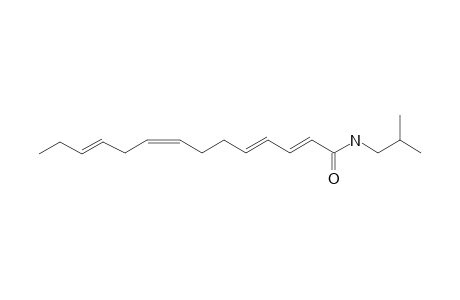 LANYUAMIDE-III;(2E,4E,8Z,11E)-N-ISOBUTYL-TETRADECATETRAENAMIDE