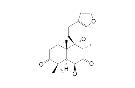 15,16-EPOXY-6-BETA,9-ALPHA-DIHYDROXY-LABDA-13(16),14-DIEN-3,7-DIONE