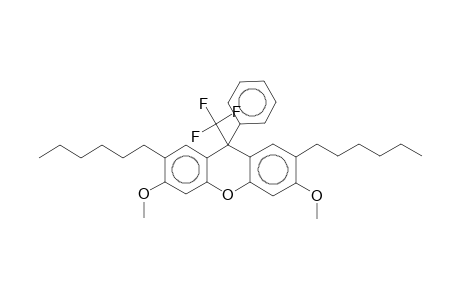 2,7-Dihexyl-3,6-dimethoxy-9-phenyl-9-trifluoromethyl-9H-xanthene