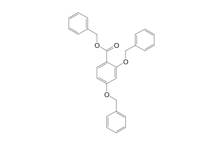 Benzoic acid, 2,4-bis(phenylmethoxy)-, phenylmethyl ester