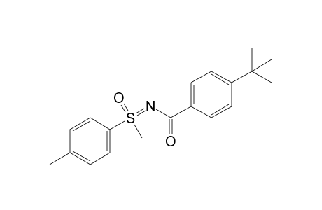 N-(p-tert-butylbenzoyl)-S-methyl-S-p-tolylsulfoximine