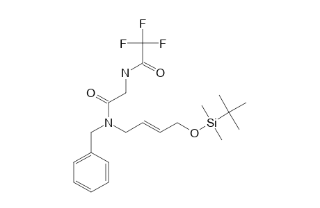 N-TRIFLUOROACETYL-GLYCYL-[N-BENZYL-N-[4-TERT.-BUTYLDIMETHYLSILYLOXY-(2E)-BUTEN-1-YL]]-AMIDE;MAJOR-ROTAMER