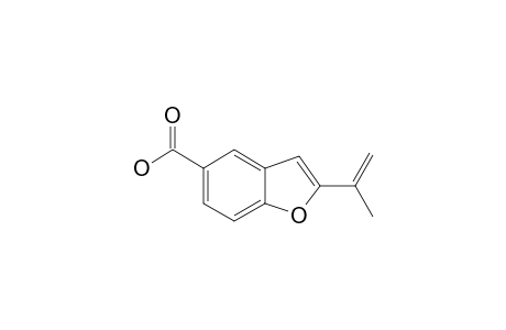 2-(1'-METHYLETHENYL)-BENZOFURAN-5-CARBOXYLIC-ACID