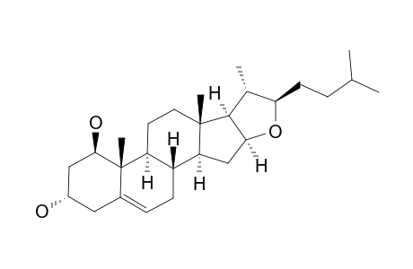 1-BETA,3-ALPHA-DIHYDROXY-FUROSTAN-5-ENE