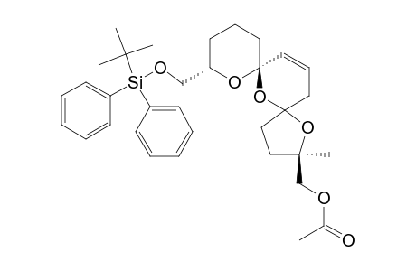 [9-(TERT.-BUTYLDIPHENYLSILYLOXYMETHYL)-2-METHYL-1,6,8-TRIOXASPIRO-[4.1.5.3]-PENTADEC-13-EN-2-YL]-METHYL-ACETATE