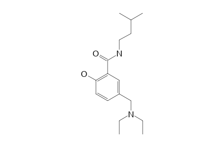 5-DIETHYLAMINOMETHYL-2-HYDROXY-N-(3-METHYL-BUTYL)-BENZAMIDE