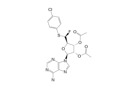 2',3'-DI-O-ACETYL-5'-R-FLUORO-5'-S-(4-CHLOROPHENYL)-5'-THIOADENOSINE