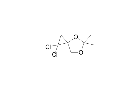 5,5-Dimethyl-1,1-dichloro-4,6-dioxaspiro[2.4]heptane