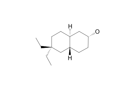 (4A-BETA-H)-6,6-DIETHYL-DECAHYDRO-TRANS-NAPHTHALEN-2-ALPHA-OL