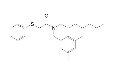 Acetamide, 2-phenylthio-N-(3,5-dimethylbenzyl)-N-heptyl-