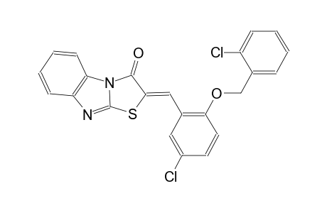 (2Z)-2-{5-chloro-2-[(2-chlorobenzyl)oxy]benzylidene}[1,3]thiazolo[3,2-a]benzimidazol-3(2H)-one