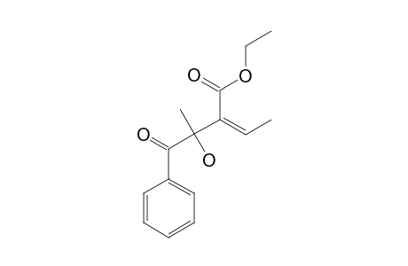 ETHYL-(2Z)-2-(1-HYDROXY-1-METHYL-2-OXO-1-PHENYLETHYL)-BUT-2-ENOATE