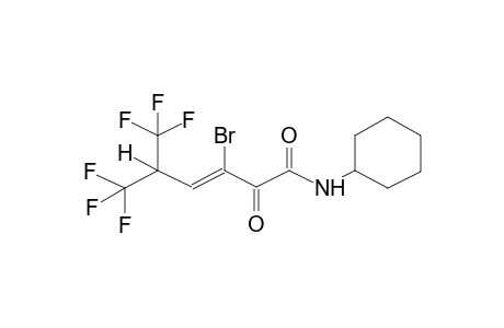 N-CYCLOHEXYL-2-OXO-3-BROMO-5-TRIFLUOROMETHYL-6,6,6-TRIFLUORO-3-HEXENAMIDE