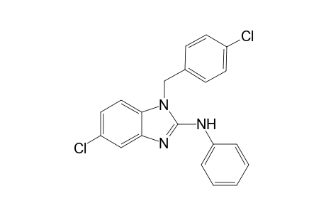 2-[N'-Phenylamino]-1-N(1)-(p-chlorobenzyl)-5-chlorobenzimidazole