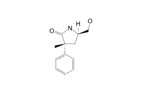 (2S-TRANS)-4-METHYL-4-PHENYL-5-OXO-2-PYRROLIDINEMETHANOL