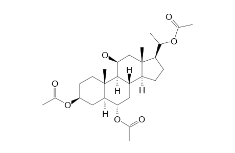 (20R)-5-ALPHA-PREGNA-3-BETA,6-ALPHA,11-BETA,20-TETRAOL-3,6,20-TRIACETATE