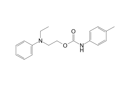 2-(N-ethylanilino)ethanol, p-methylcarbanilate (ester)