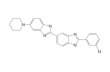 3-AMINO-1-[5'-[5''-(PIPERIDIN-1'''-YL)-BENZIMIDAZOL-2''-YL]-BENZIMIDAZOL-2'-YL]-BENZENE