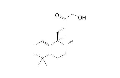 16-Hydroxy-14,15-nor-ent-halima-1(10)-en-13-one