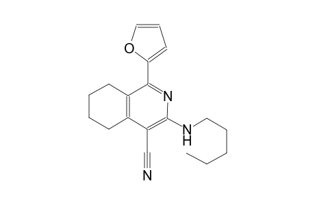 4-isoquinolinecarbonitrile, 1-(2-furanyl)-5,6,7,8-tetrahydro-3-(pentylamino)-