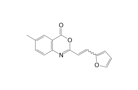 2-[2-(2-furyl)vinyl]-6-methyl-4H-3,1-benzoxazin-4-one