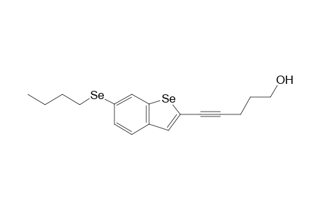 5-(6-(butylselanyl)benzo[b]selenophen-2-yl)pent-4-yn-1-ol