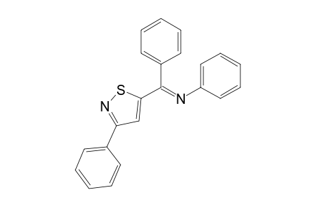 N-[3-Phenyl-1,2-thiazol-5-yl(phenyl)methylene]aniline