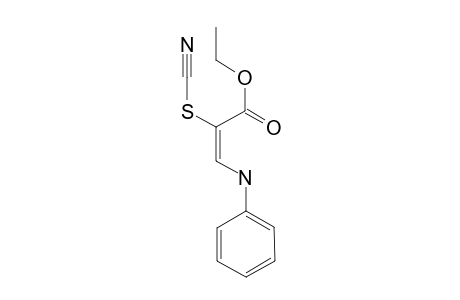 ETHYL-(E)-AND-(Z)-3-PHENYLAMINO-2-THIOCYANATOPROPENOATE;MIXTURE_(E):(Z)=2:1