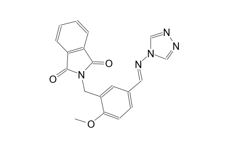 2-{2-methoxy-5-[(E)-(4H-1,2,4-triazol-4-ylimino)methyl]benzyl}-1H-isoindole-1,3(2H)-dione