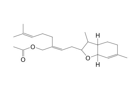 5-HEPTEN-1-OL, 2-[2-(2,3,3A,4,5,7A-HEXAHYDRO-3,6-DIMETHYL-2-BENZOFURANYL)ETHYLIDENE]-6-METHYL-ACETATE