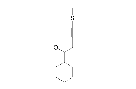 1-CYCLOHEXYL-4-TRIMETHYLSILANYL-BUT-3-YN-OL