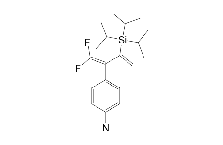 1,1-DIFLUORO-2-(4'-AMINOPHENYL)-3-(TRIISOPROPYLSILYL)-1,3-BUTADIENE