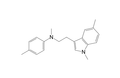 N-(2-(1,5-dimethyl-1H-indol-3-yl)ethyl)-N,4-dimethylaniline