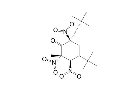 2,4-DI-TERT.-BUTYL-6-METHYL-R-2,CIS-5,TRANS-6-TRINITROCYCLOHEX-3-ENONE