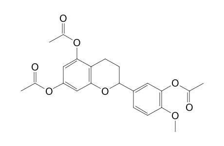 4'-methoxy-3',5,7-flavantriol, triacetate