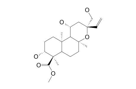 METHYL-(13S)-ENT-3-BETA,11-BETA,16-TRIHYDROXY-8-ALPHA,13-EPOXY-LABD-14-EN-18-OATE