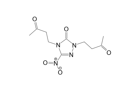 5-nitro-2,4-bis(3-oxobutyl)-2,4-dihydro-3H-1,2,4-triazol-3-one