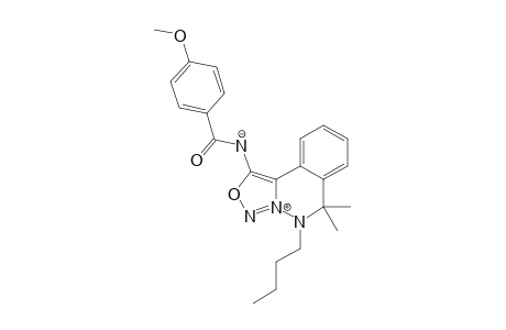 5-BUTYL-5,6-DIHYDRO-1-[(4-METHOXYBENZOYL)-AMINO]-6,6-DIMETHYL-[1.2.3]-OXADIAZOLO-[4.3-A]-PHTHALAZIN-4-IUM_INNER_SALT