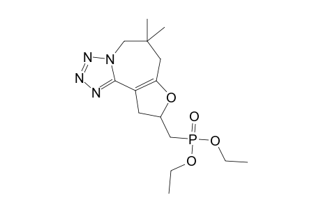 DIETHYL-[(6,7,9,10-TETRAHYDRO-6,6-DIMETHYL-5H-FURO-[3,2-C]-TETRAZOLO-[1,5-A]-AZEPIN-9-YL)-METHYL]-PHOSPHONATE