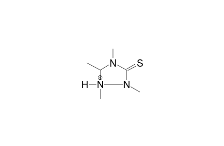 1,2,4,5-TETRAMETHYL-1,2,4-TRIAZOLIDIN-3-THIONE, PROTONATED