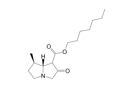 (5S*,6R*)-3-HYDROXY-6-METHYL-1-AZABICYCLO-[3.3.0]-OCT-3-ENE-4-CARBOXYLIC-ACID-HEPTYLESTER;KETO-FORM