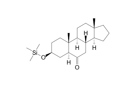 5.ALPHA.-ANDROSTAN-3.BETA.-OL-6-ONE-TRIMETHYLSILYL ETHER