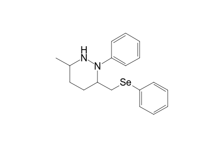 3-Methyl-1-phenyl-6-[(phenylseleno)methyl]hexahydropyridazine