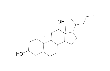 Cholane-3,12-diol, (3.alpha.,5.beta.,12.alpha.)-