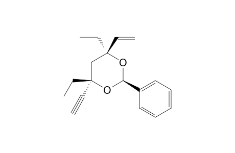 (4S,6S)-4,6-DIETHYL-4-ETHYNYL-2-PHENYL-6-VINYL-1,3-DIOXANE