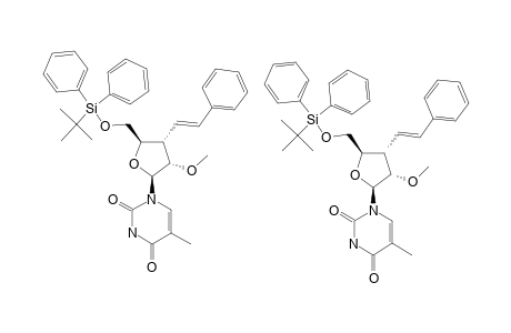 5'-O-(TERT.-BUTYLDIPHENYLSILYL)-3'-DEOXY-2'-O-METHYL-3'-C-(2-PHENYLETHENYL)-5-METHYLURIDINE